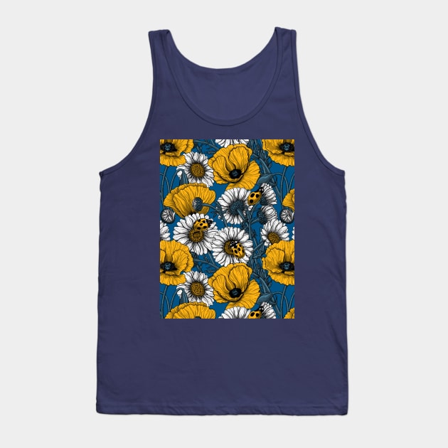 The meadow in yellow and blue Tank Top by katerinamk